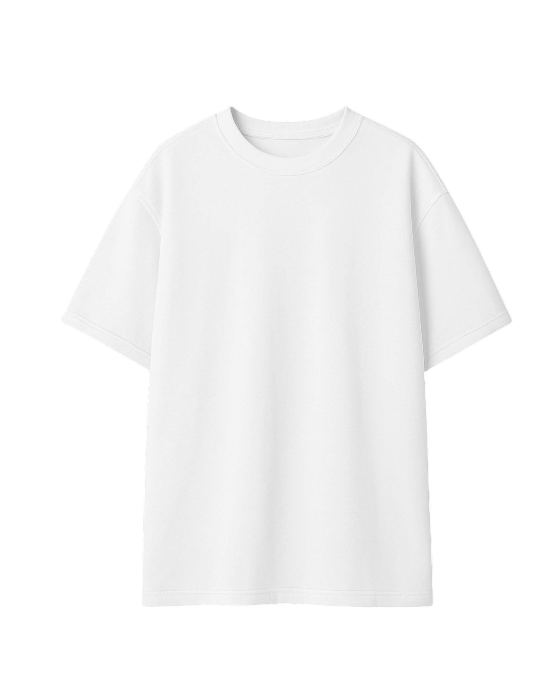 Camiseta Basica Oversize Blanca