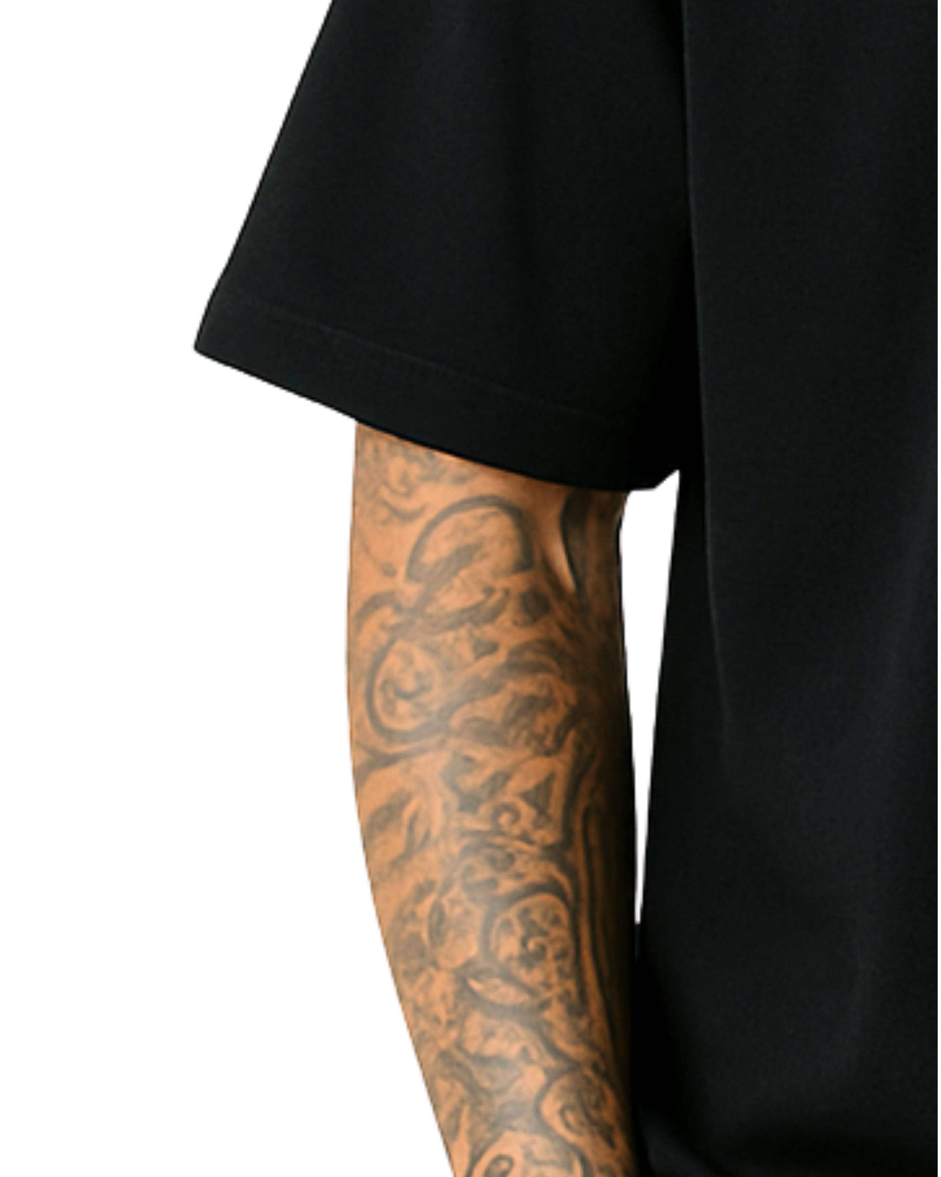 Camiseta Basica Oversize Negra